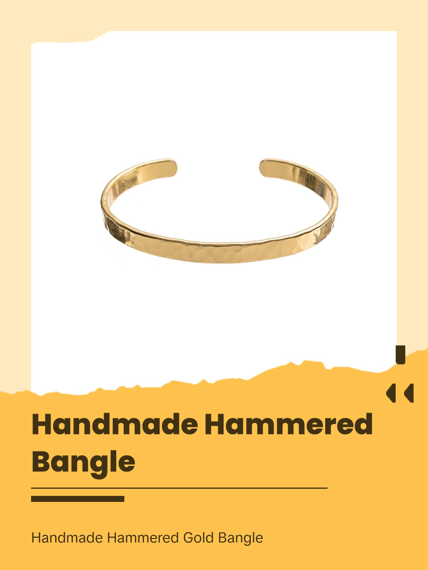 Hammered Bangle