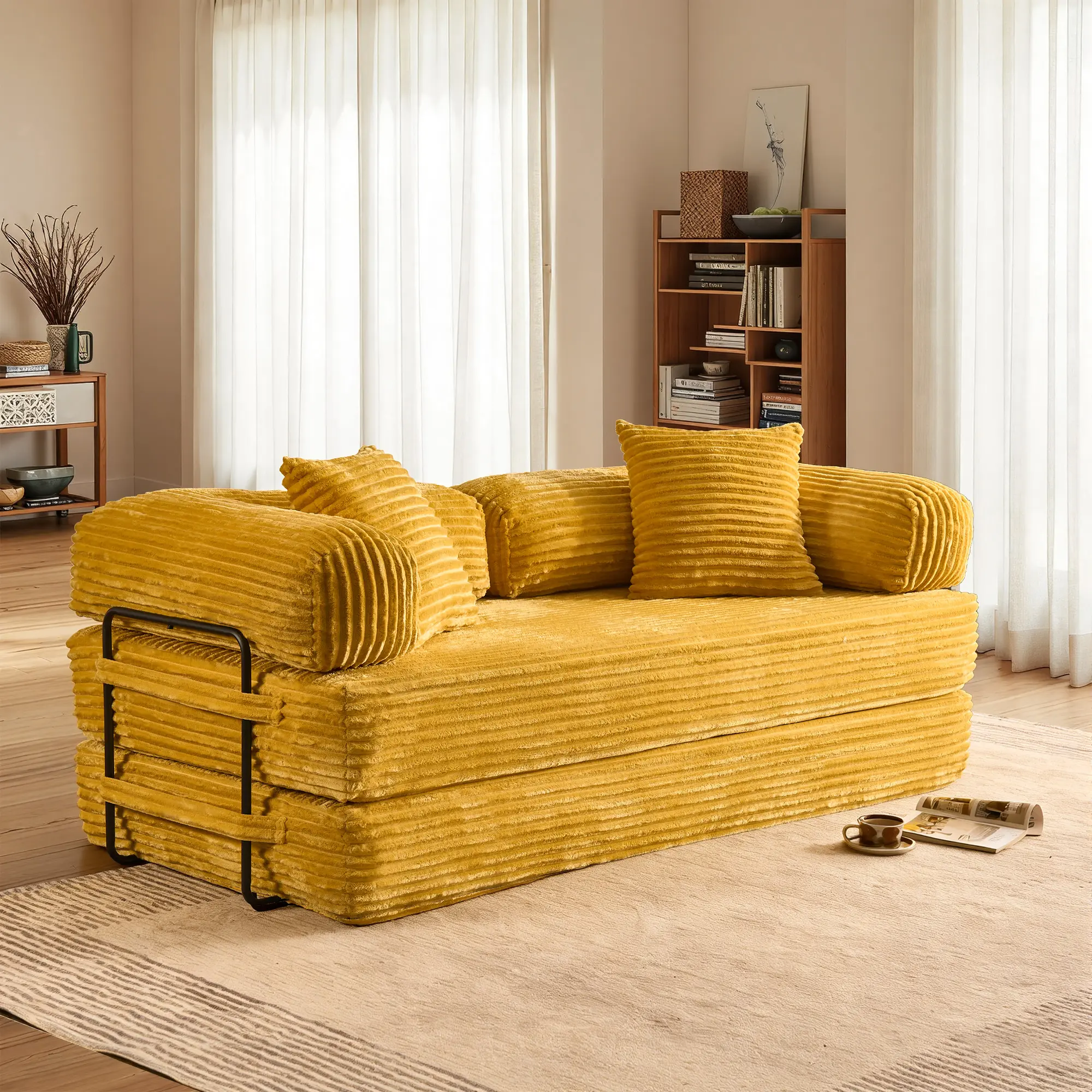 Yellow Plush Corduroy
