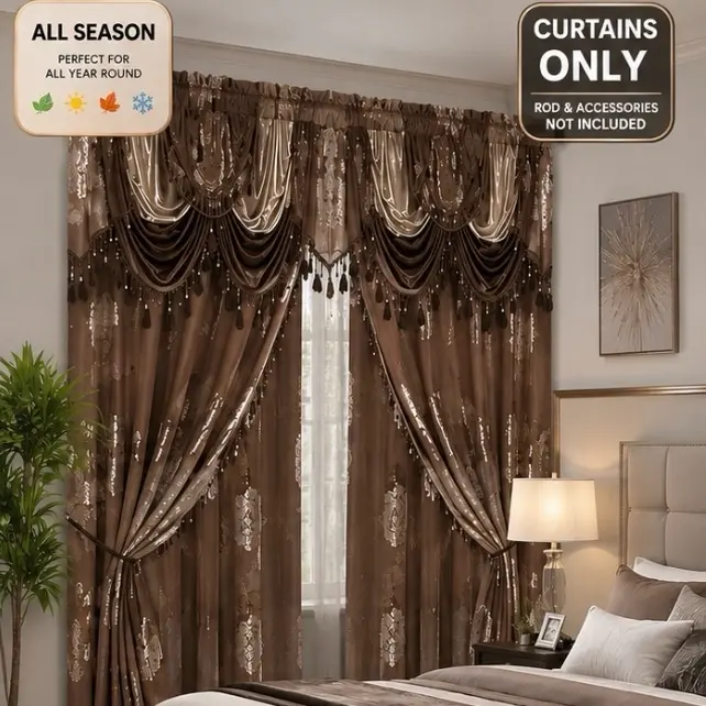 Camilla multicolor curtains decor