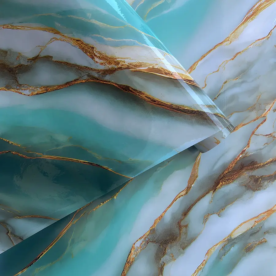 Marble Pattern Self-Adhesive Wallpaper, Easy Installation for Home Decor, Ideal for Dining & Living Rooms, Durable Self-Adhesive Material, Waterproof Wallpaper, Decorative Wallpaper, Marble Wallpaper Peel And Stick