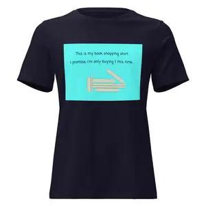 Book Shopping Design - Women's Relaxed T-Shirt