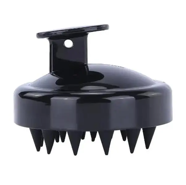 Silicone Soft Bristle Scalp Massager Brush - Beauty Products for Personal Bath & Body Care, Shower Cleansing, Hair Growth, Blood Circulation, Shampoo Lathering, Ideal for Scalp Care Routine & Anti-Dandruff Needs, Body Care Tips