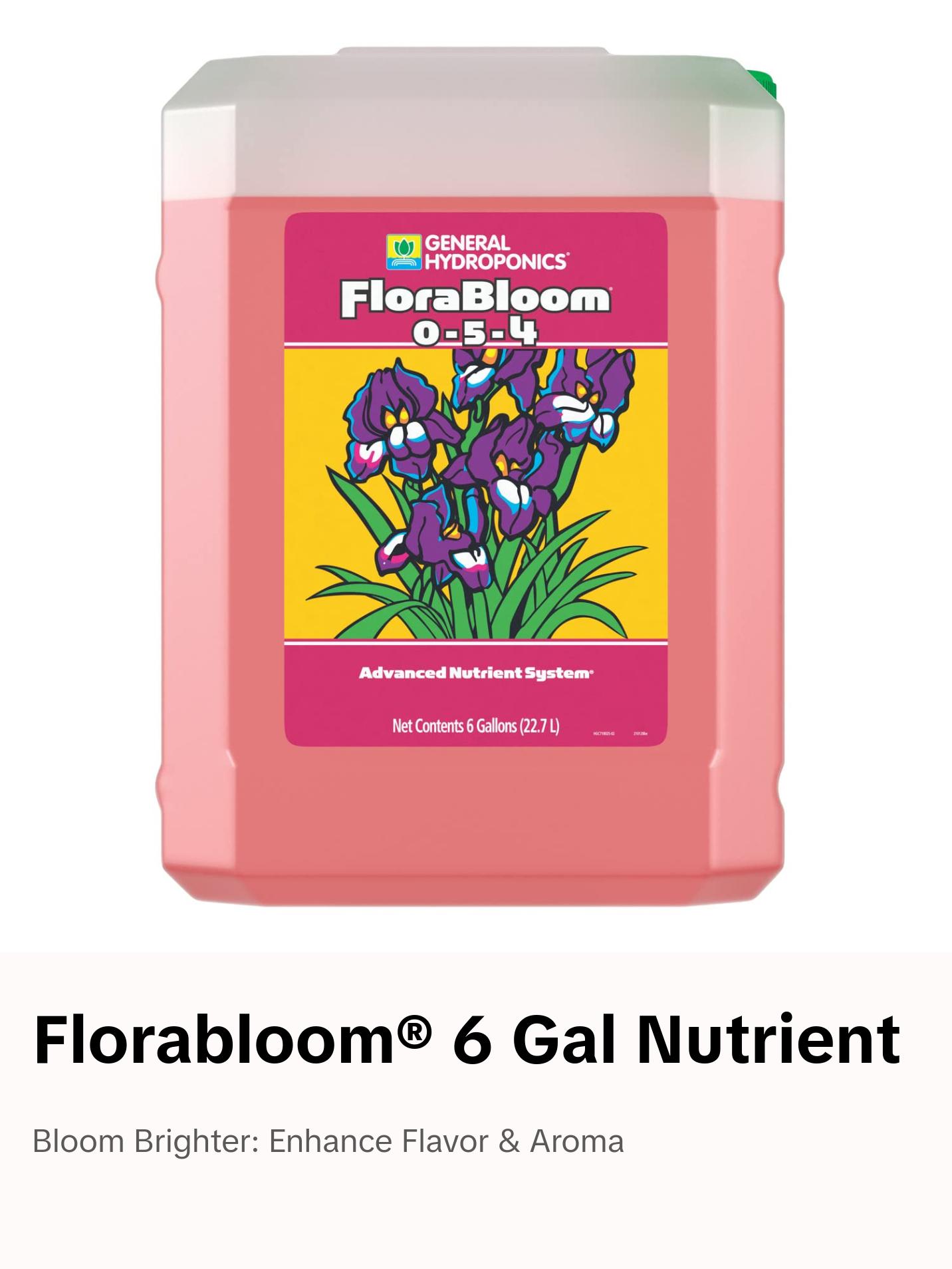General Hydroponics® FloraBloom® 6 Gallon