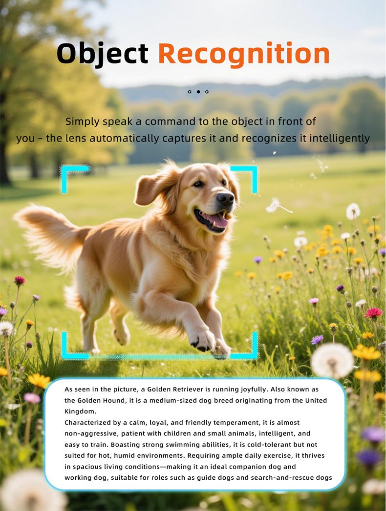 Smart Sports Glasses with 8MP Camera, 2K Photo/1200P Video Recording Wearable Glasses, IP54 Waterproof Multifunctional Wireless Audio Bluetooth Glasses with Headphone, Outdoor Sports Polarized Sunglasses with AI Voice Assistant, UV Protection Eyeglass