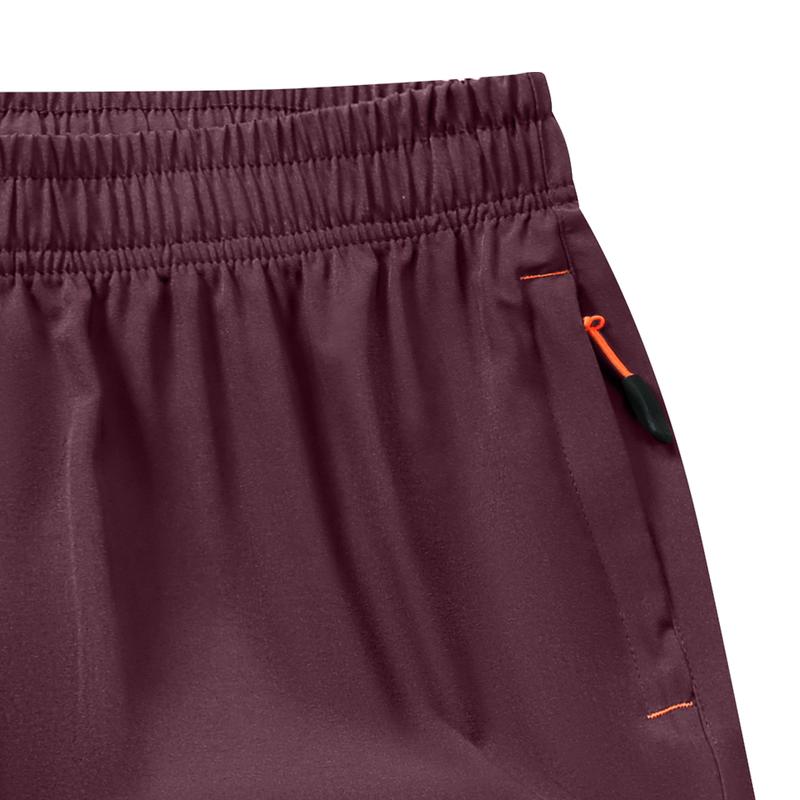 Men's summer sports shorts, breathable quick-dry fabric, drawstring waistband with zipper pockets, lightweight and comfortable, suitable for running, hiking, and everyday outdoor activities