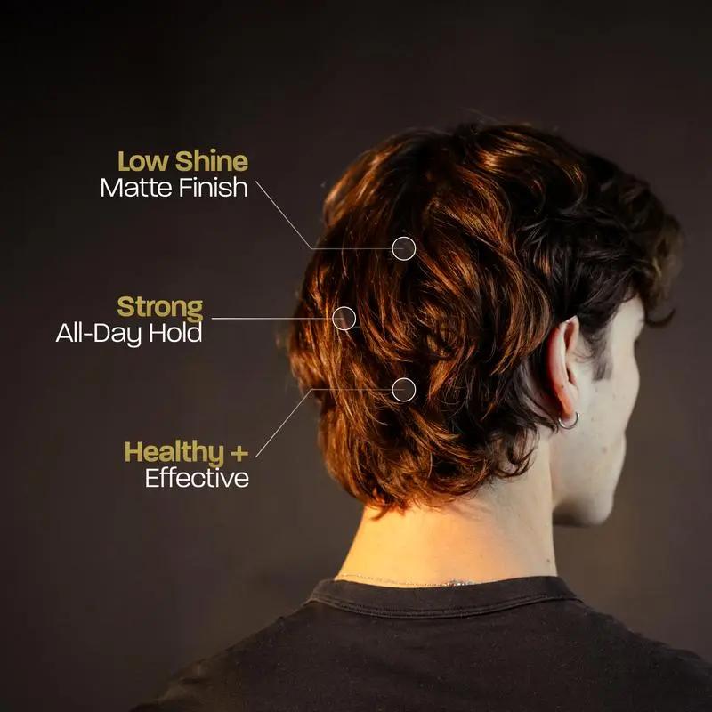 BASED Hair Clay: Premium Non-Toxic Formula with Shea Butter & Beeswax, Strong Hold Matte Finish Best-Selling Styling Clay