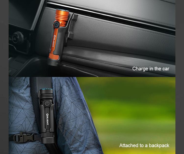 OLIGHT Seeker 4 Pro High Power Rechargeable Flashlights, 4600 Lumens with USB C Holster, Waterproof Flashlight for Emergencies, Camping, Searching