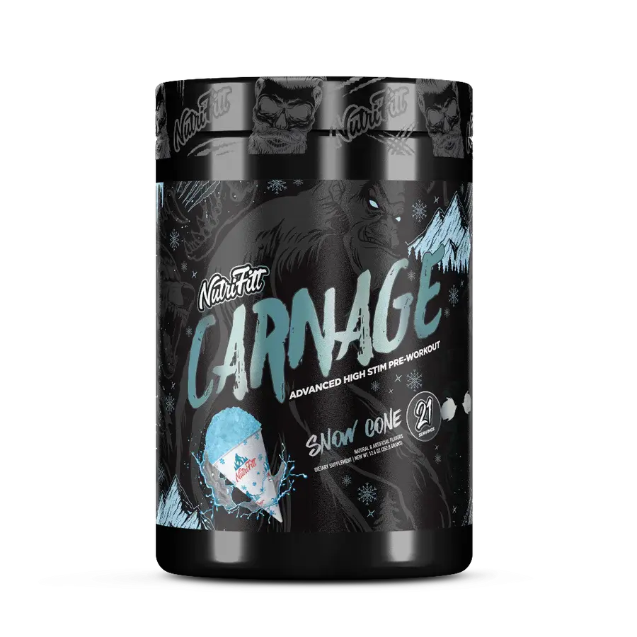 CARNAGE ADVANCED PRE-WORKOUT Fitness Supplements Training Supplements