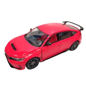 KINSMART 1:38 scale 2024 Honda Civic Type R diecast model toy car