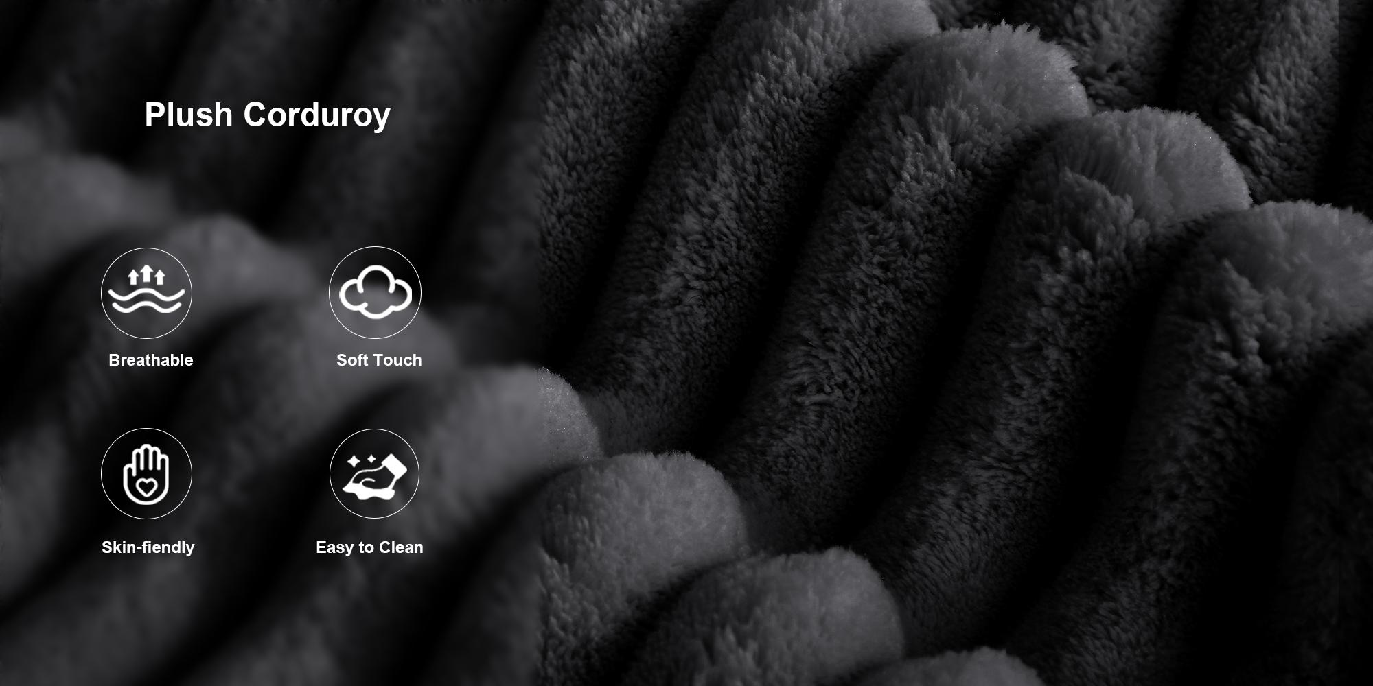 【SPOTLIGHT DAY】ONBRILL 3 Seater 110" Comfy Corduroy Cloud Modular Couch with Chaise(2 Packages Shipping), L-Shaped Sectional Sofa Couch with Deep Seat, Modern Upholstered Couches for Livingroom Bedroom Furniture, No Assembly Required,DIY,Breathable