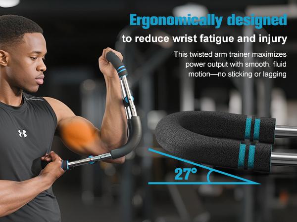 Relifesports Twister Arm Trainer - Adjustable Spring Resistance Chest & Shoulder Workout Equipment for Men, Portable Home Fitness Gear