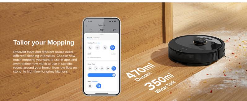 Roborock Q8 Max Robot Vacuum and Mop with Obstacle Avoidance, LiDAR Navigation, 5500Pa Suction Power, and App Control #TiktokshopBlackFriday