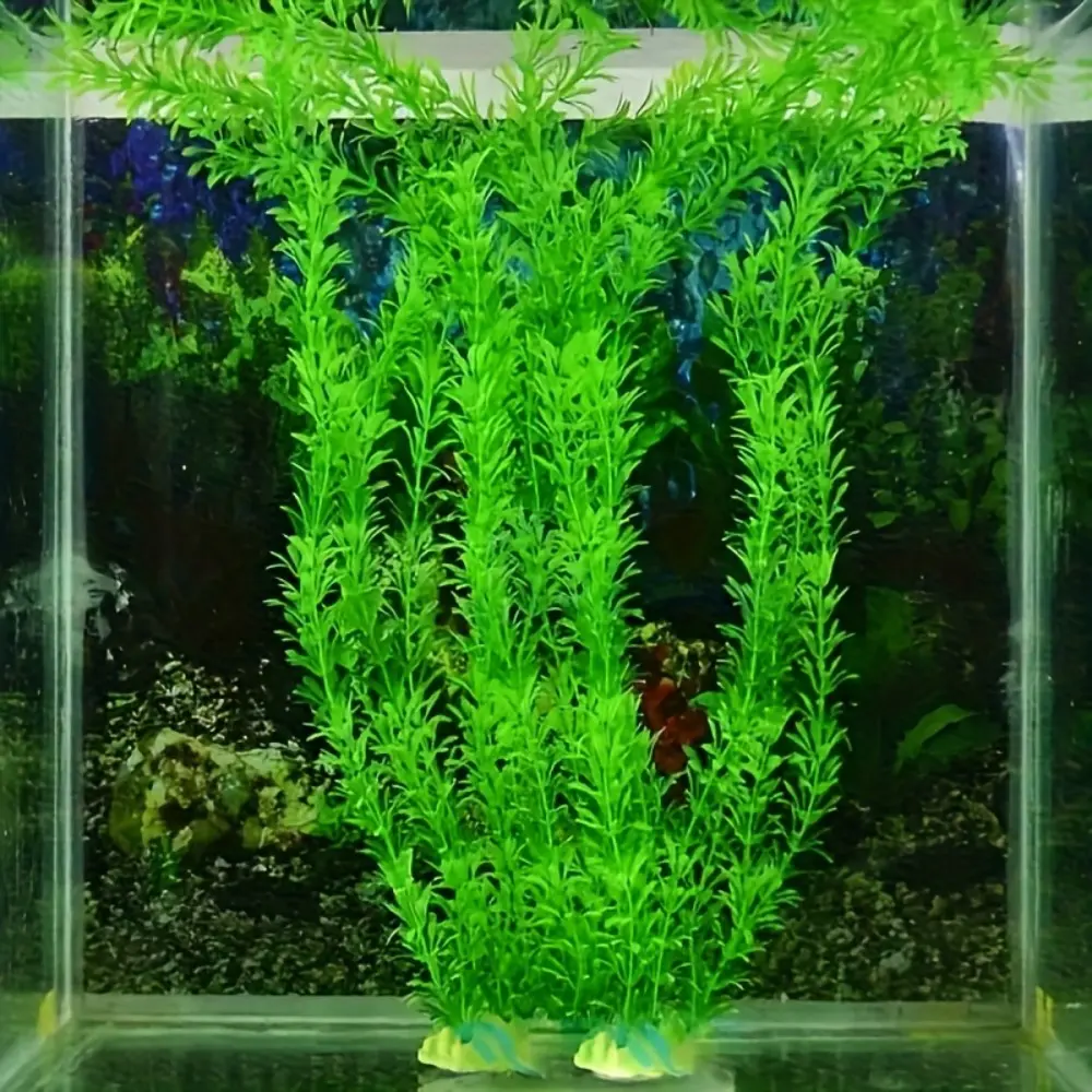Colorful artificial aquatic plants - durable ABS resin aquatic plants, suitable for fish tank decoration, Aquarium Decorations