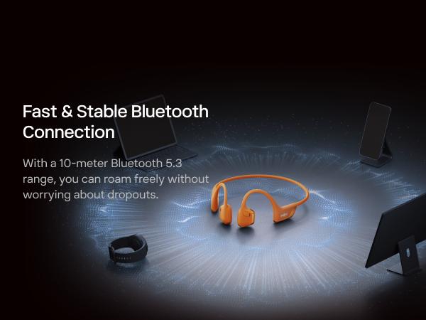 SHOKZ NEW OpenRun Pro 2 - Open-Ear, Bone Conduction Sport Headphones - Sweat Resistant, Workout Headphones with Deep Bass and Smart Mic SHOKZ NEW OpenRun Pro 2 - Open-Ear, Bone Conduction Sport Headphones - Sweat Resistant, Workout Headphones with Deep Bass and Smart Mic