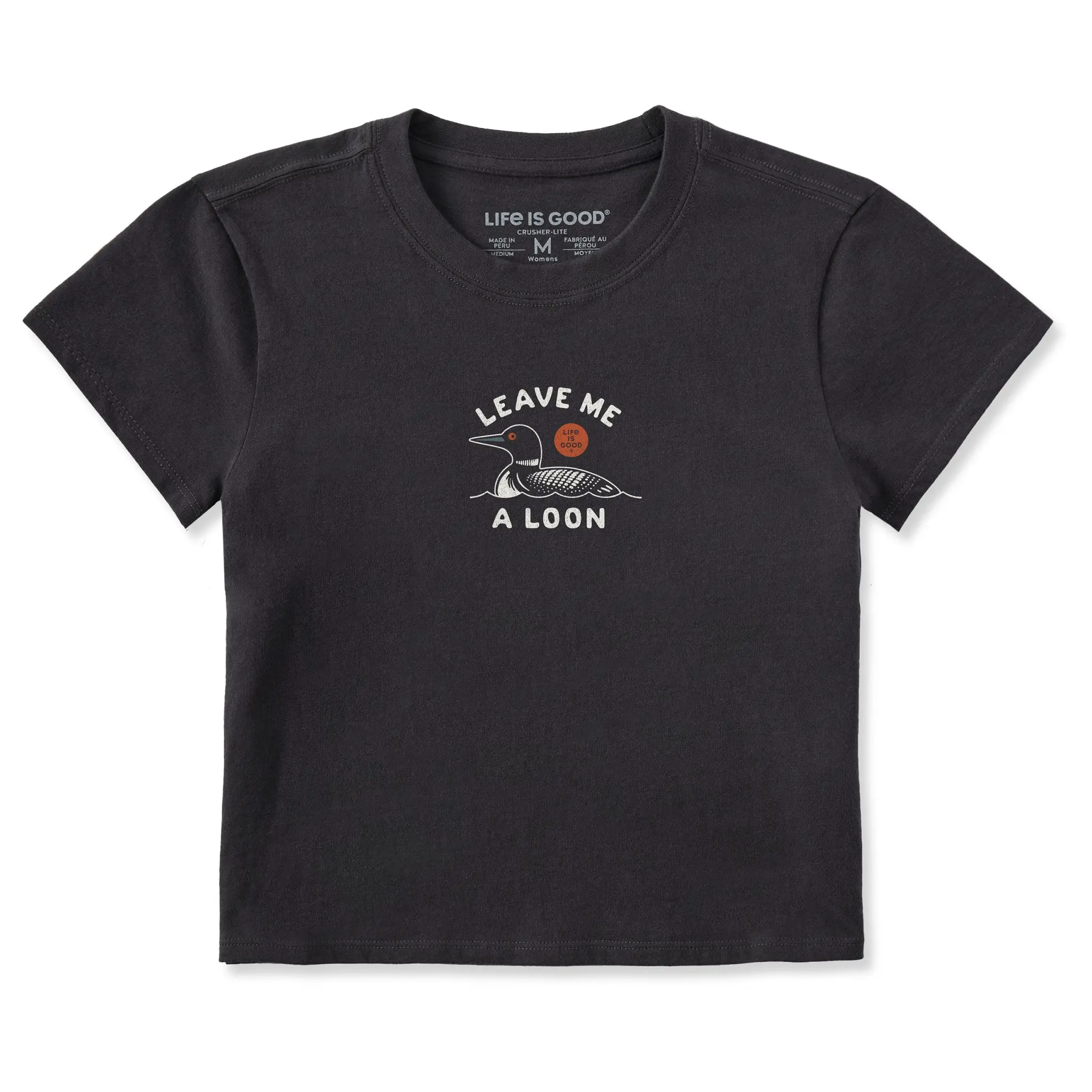 Women's Leave Me a Loon Crusher-LITE Shrunken Tee