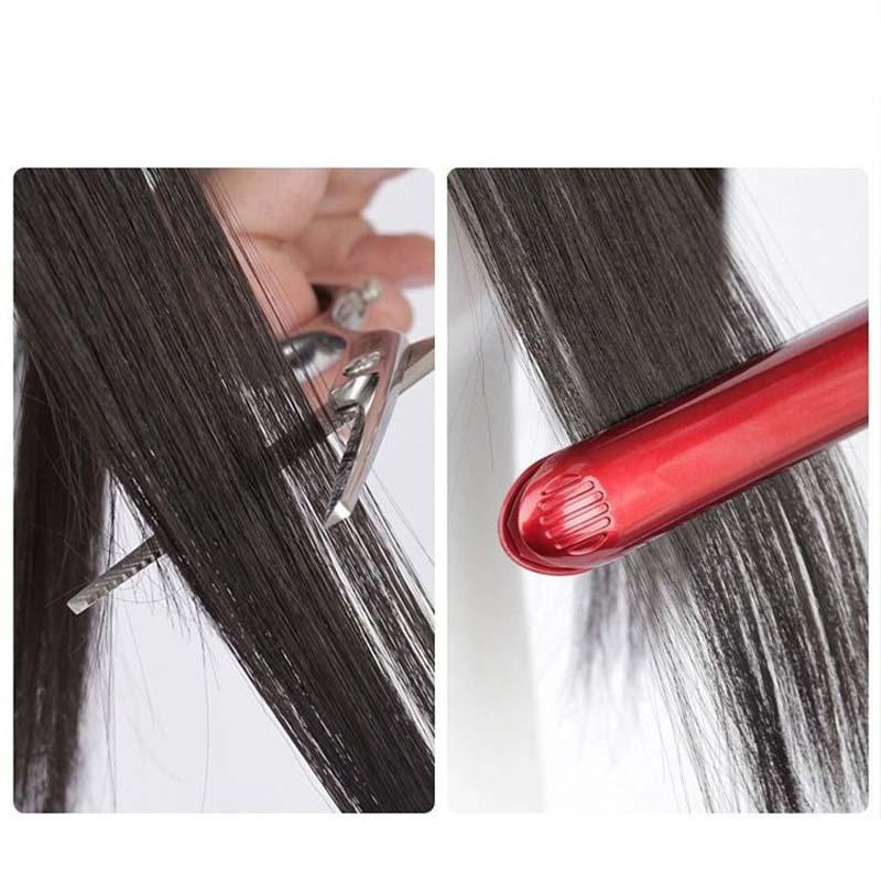 Lightweight Clip-on Extensions Invisible Topper Wig Natural Appearance Heat-Resistant Fibers Breathable Mesh 25 cm Length
