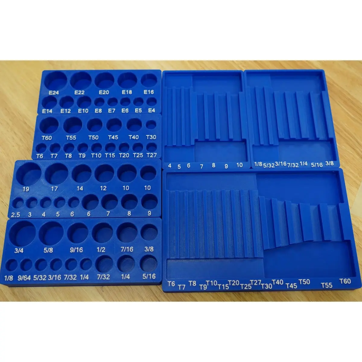 Blue-Point Blpthc87 Bit Socket Organizer – Fits 87Pc Torx & Hex 
