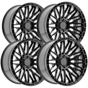 (Set of 4) Arena A118 Karma 20x9 5x5" +1mm Gloss Black Wheels Rims 20" Inch