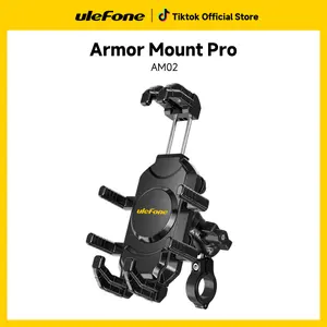 Ulefone Armor Mount Max AM02, Smartphone Mount for Bicycle, Cell Phone Holder for Motorcycle, Mobile Phone Mount for Scooter, for Phones from 6.1" - 7.2", max. 1.22" Thickness