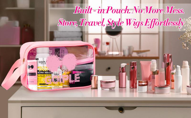 Lace Melting Spray Wig Lace Glue for Lace Front Wigs, Extra Hold Front Glue Adhesive Hair Replacement Adhesive Tools