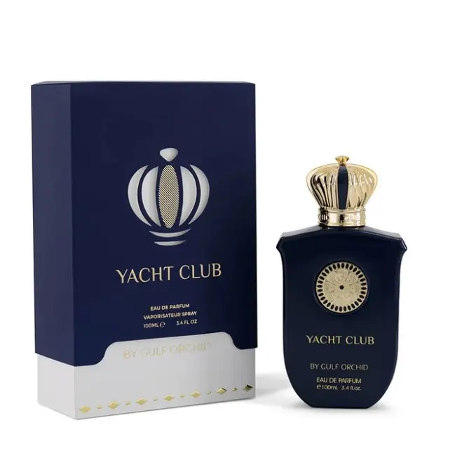 GULF ORCHID Yacht Club Unisex EDP Perfume - 100ml Aquatic Scent Daily Wear Fragrance, EDP Liquid Colognes with Sea-Breeze Daily Ocean Scent