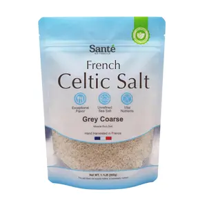 hot 2026 Sante Naturelle Celtic Salt Grey Coarse - 1.1lb (18oz) Unrefined French Sea Salt Organic, Rich in 82+ Minerals Salt, 100% Natural & Hand Harvested Sal Celtica