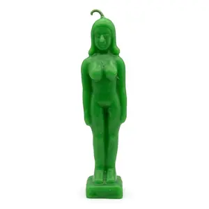 Green Woman Candle – The Effigy of Growth