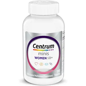 Women 50 Plus Multivitamin and Multimineral Supplement with Vitamin D3 and B Vitamins, Daily Senior Women Vitamins for Memory Cognition Bone and Immune Support, Non GMO Multivitamin Tablets for Women Over 50 280 Count
