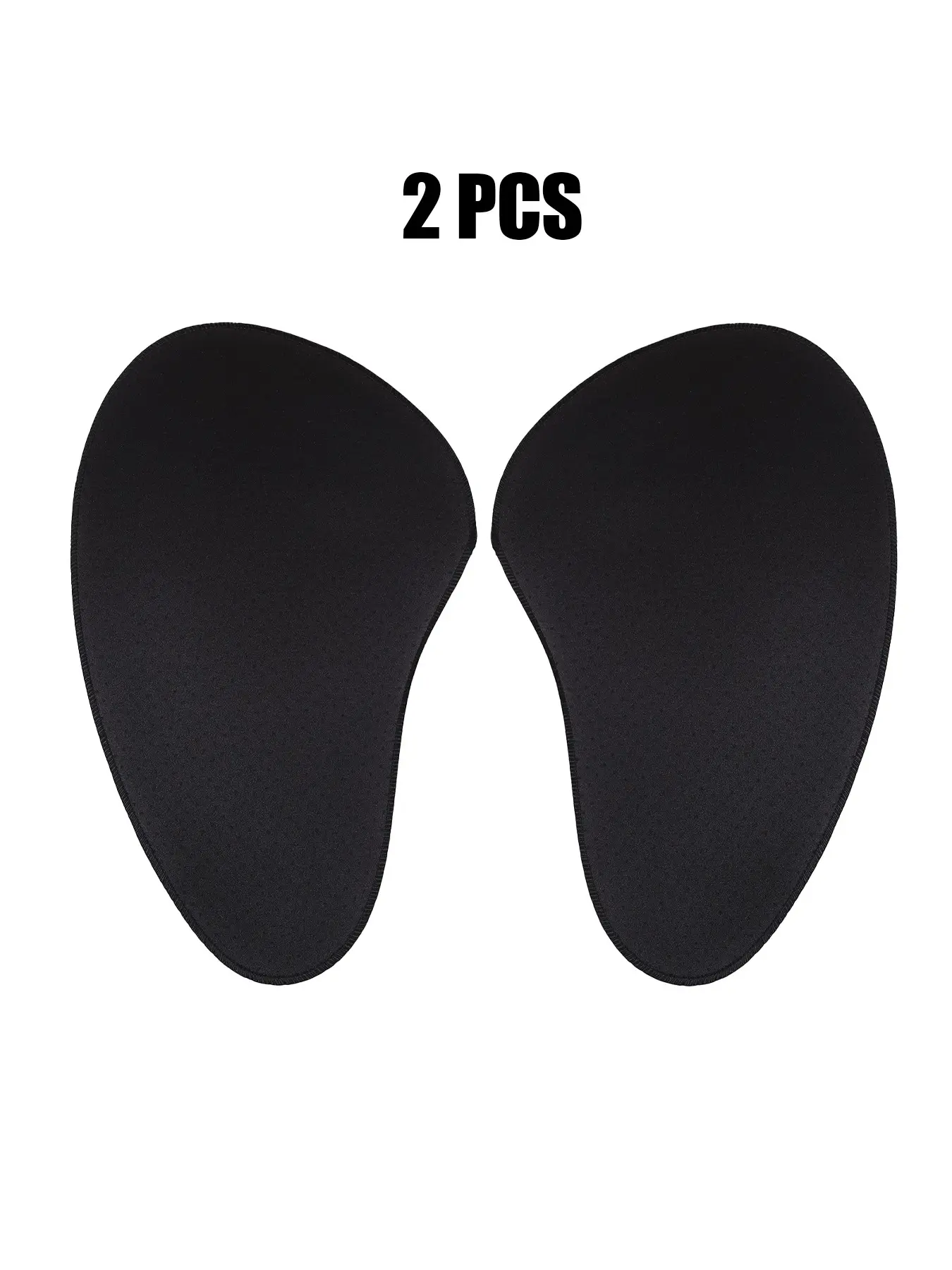 Large Size 2 Pack Sponge Hip and Butt Pads, Detachable Foam Padding, Comfortable Fit, Skin Color Design, Easy to Use, Backless, Bra