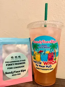 PINKY PROMISE Loaded Tea or Loaded Water Sugar Free Gluten Free