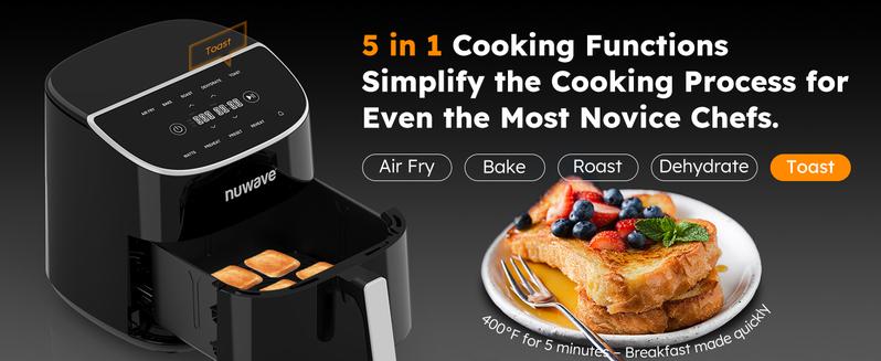 Nuwave 8QT Brio Plus Digital Air Fryer