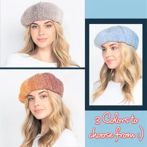 Colorful Knit Berets