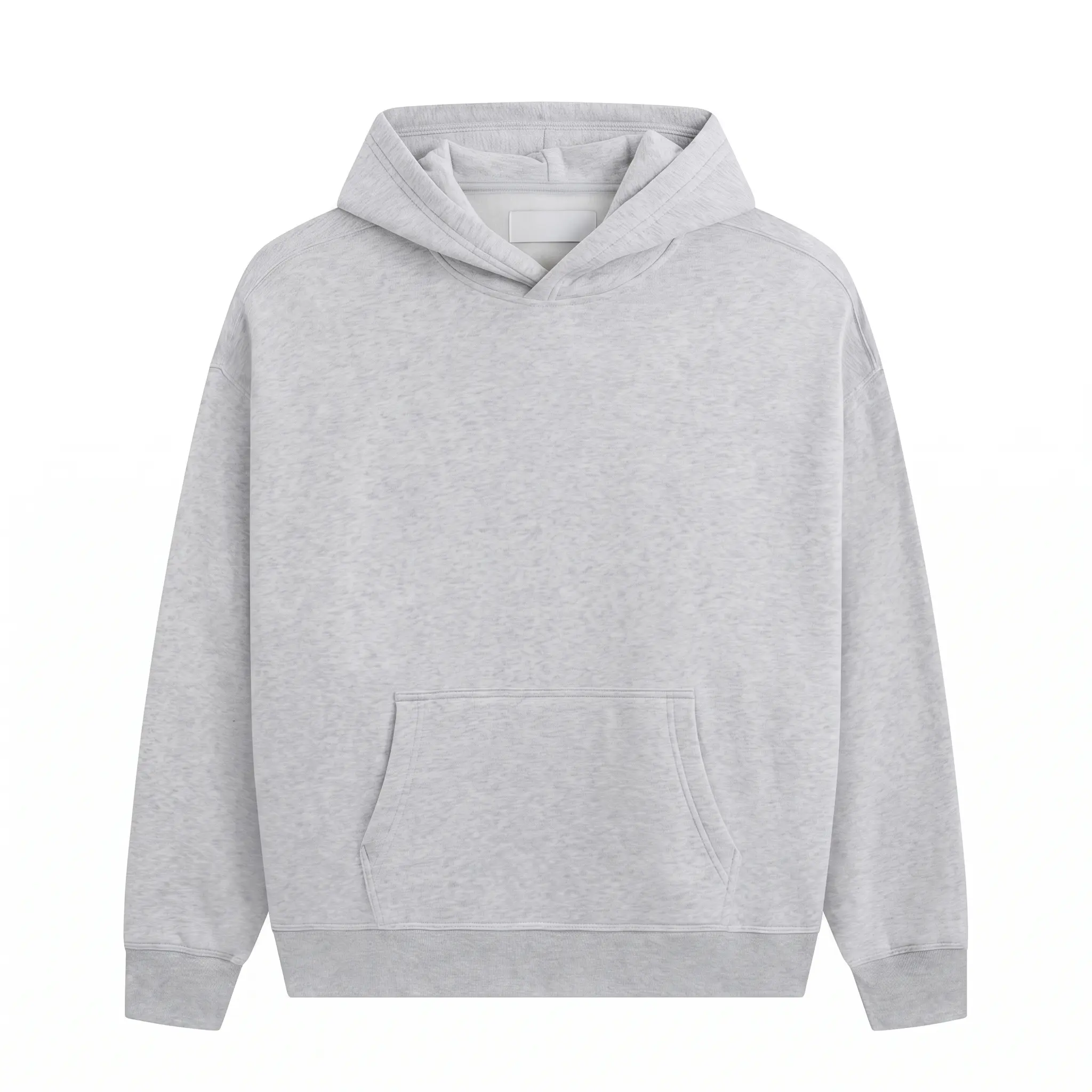 Menswear Light Oatmeal Plain Pullover Hoodie-Sweatshirt, Soft, Long Sleeve, Unisex, Everyday Wear, Versatile Casual Gift Set, Sweatshirts, Minimalist, Casual Hooded Sweatshirts, Longsleeves