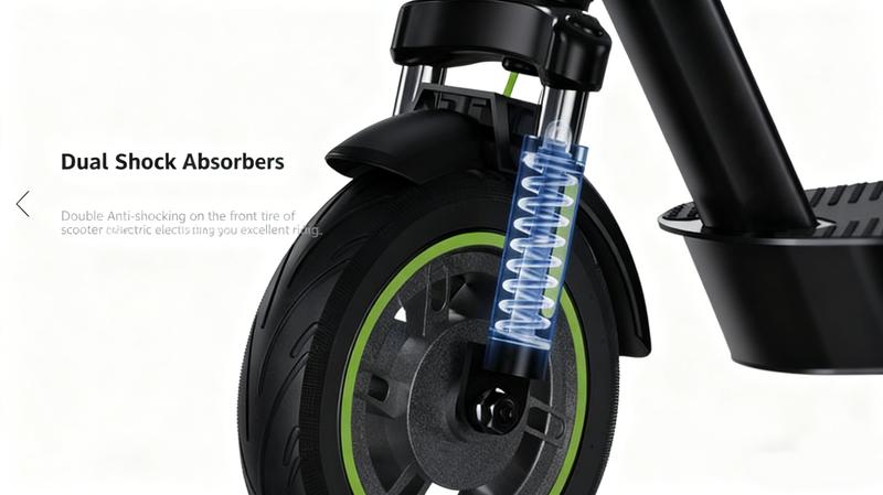 【Fall Freshness Sale】High-End School Electric Scooters, 10' Off Road Tires, 28MPH/21MPH Max Speed,1000W/750W Motor, 37/35 Miles Long Range, Foldable Commuter Electric Scooter with Dual Suspensions, Dual Braking& App Control