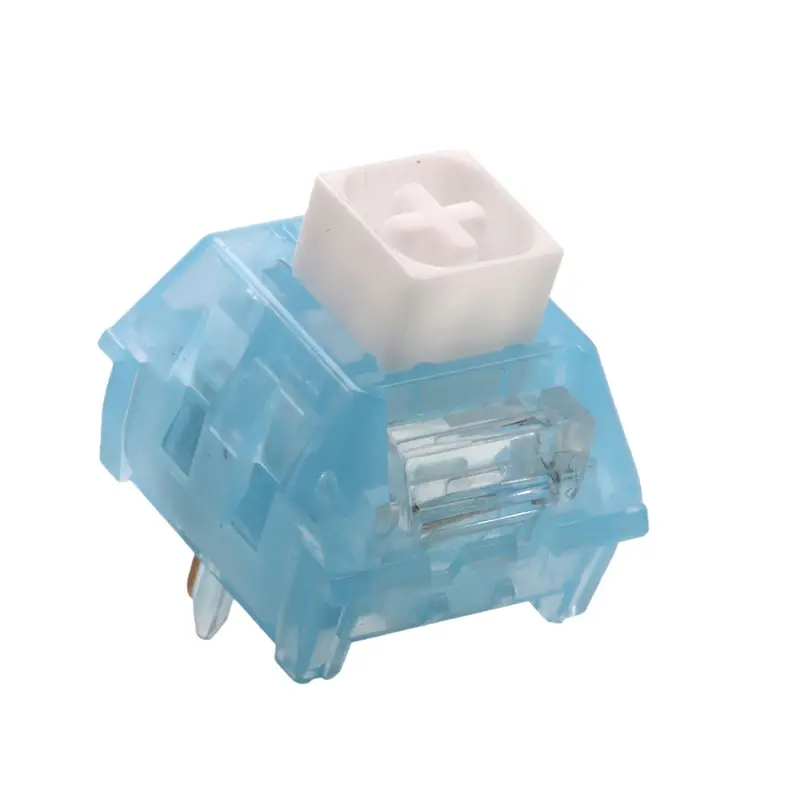 Kailh Arctic Fox Tactile Switches - 52g Pre-Lubed 5-Pin HotSwap POM Stem for MX Mechanical Gaming Keyboards Gaming Keyboard Accessories Gaming Items