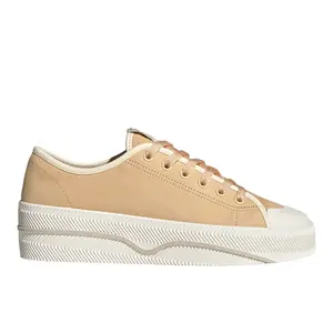 adidas Mens Nizza 2 Low Leather Lace Up Sneakers Shoes Casual - Orange