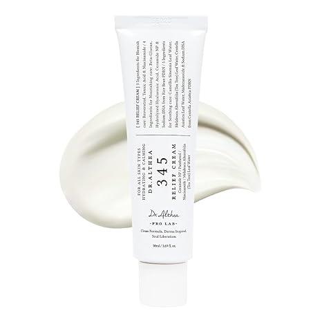 345 Relief Cream | Daily Face Moisturizer for Soothing Recovery and Blemish Care with PDRN & Niacinamide | Korean Vegan Skin Care for All Skin Types, 0.50 Fl Oz (Ver.2 - Pack of 1) Visit the Dr.Althea Store