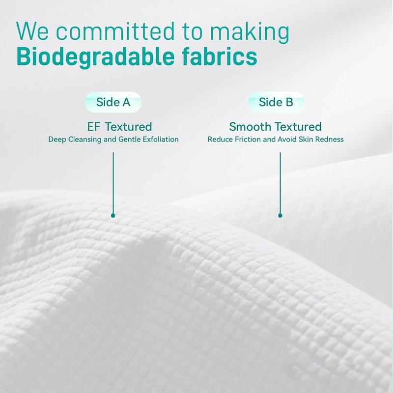 Extra Large Size Face Cleaning Towel (Single Use, Super Absorbent, Low Allergenicity and Soft) - Makeup Removal Towel, Caring for Your Skin, Giving You a Fresh and Luminous Look, Hygienic Towel, Suitable for All Skin Types Napkin