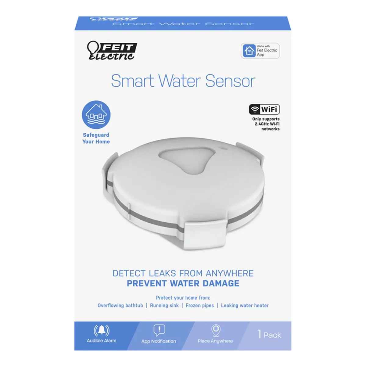 Feit Electric  Smart Wi-fi Water Leak Sensor