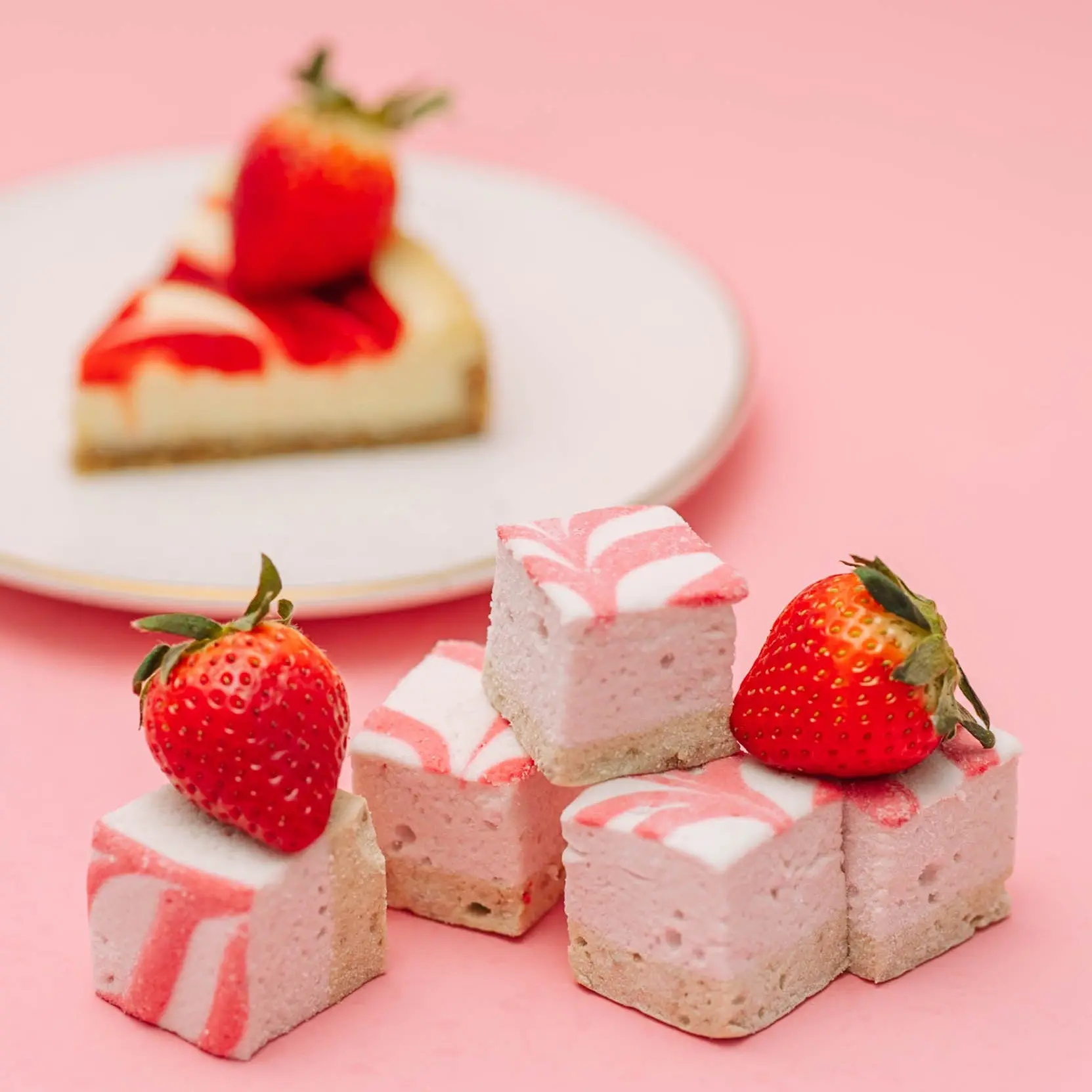 Strawberry Cheesecake Marshmallows (set of 12)