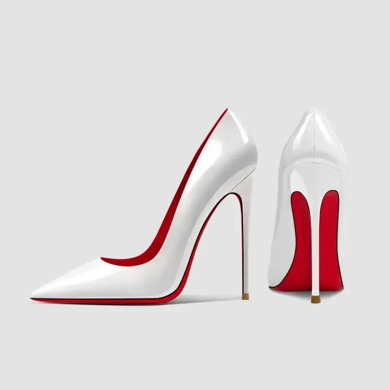 fitted lace wedding dress Men OneDrop Handmade Sliver Diamond Dress Shoes Red Bottom Wedding Party Prom Loafers Silver / 15