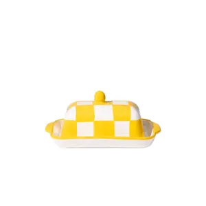 Vaisselle Buttercup Butter Dish in Yellow