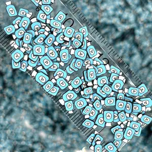 FAKE 5MM Drink Me Wonderland Alice Polymer Clay Sprinkle (NOT EDIBLE) D20-06