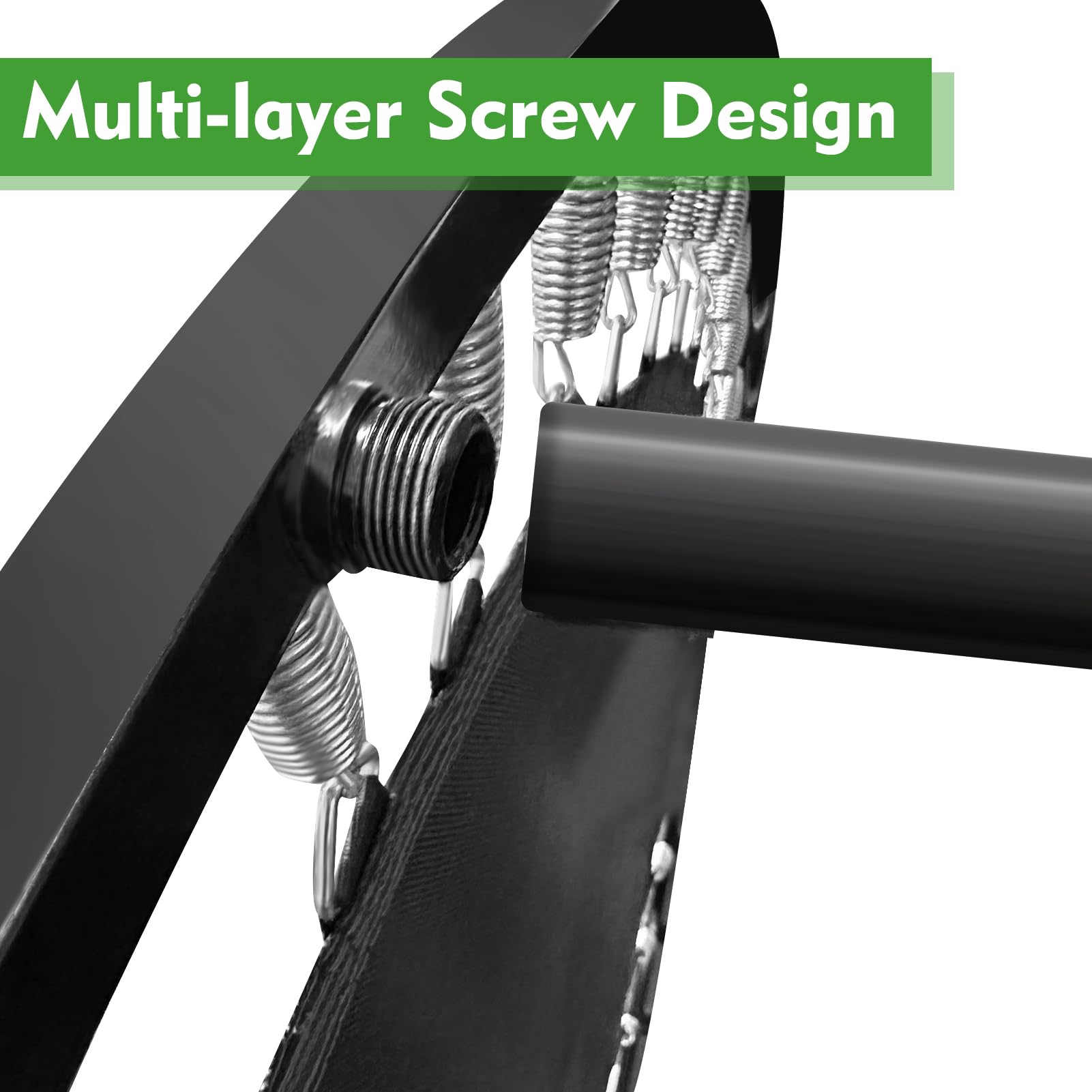 RAVS 40" Mini Trampoline Foldable for Adults 450LBS Fitness with Bungees Adjustable Bar Sturdy Steel Frame 5-Level Height-Adjustable Handrail Easy Assembly Indoor Outdoor RAVS 40" Mini Trampoline Foldable for Adults 450LBS Fitness with Bungees Adjustable Bar Sturdy Steel Frame 5-Level Height-Adjustable Handrail Easy Assembly Indoor Outdoor