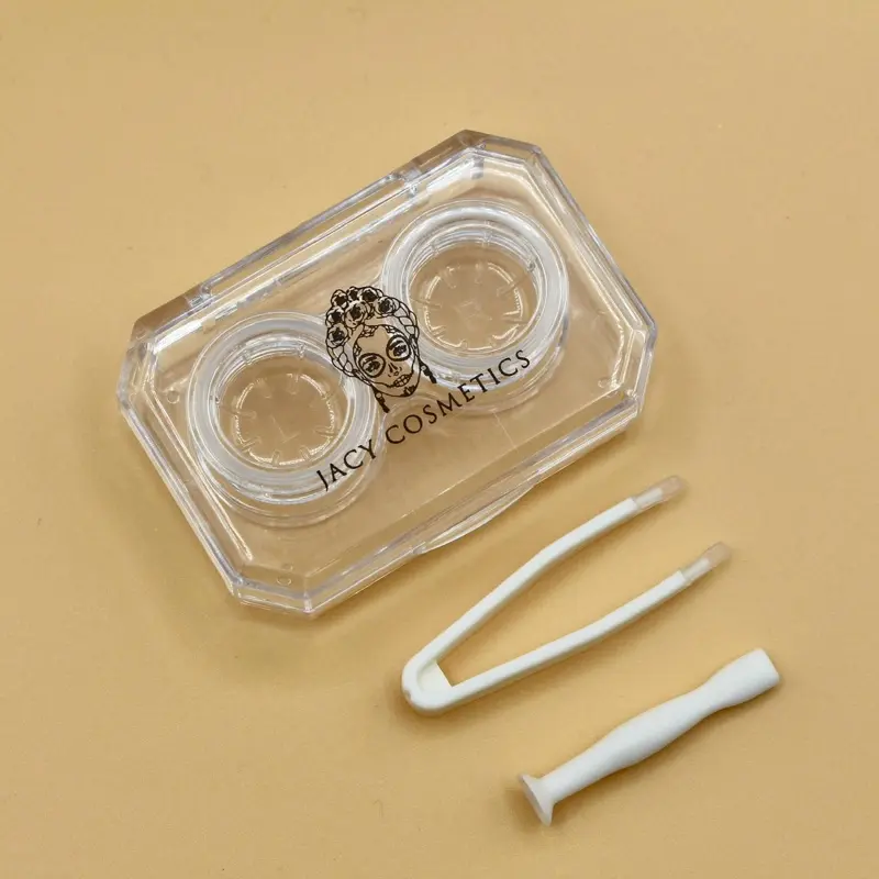 Case Tweezer case acrylic OMG BROWN