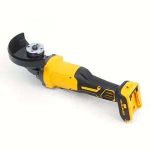 Suitable for Dewei 20V battery, brushless cordless angle grinder, 4-speed intelligent control, 6600 rpm high-efficiency power, rust removal/cutting, suitable for ceramic tiles, stone, steel