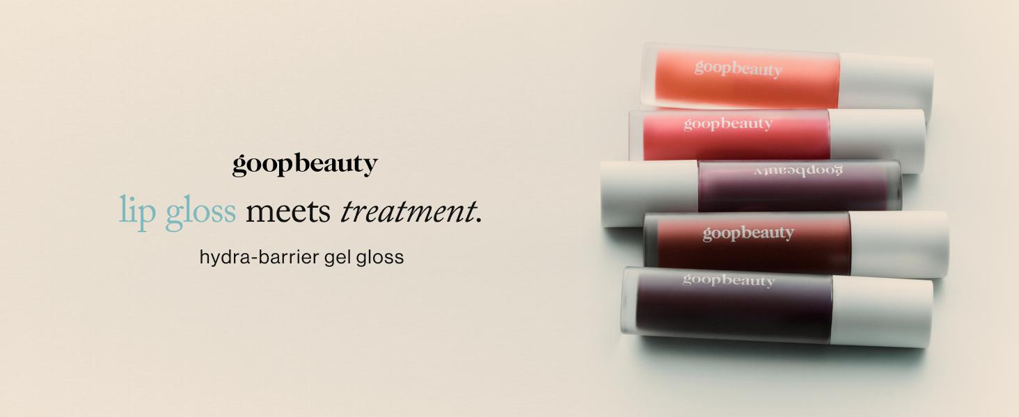 Hydra-Barrier Gel Gloss by goop beauty | Hydrate, Moisturize & Plump Lips with Hylauronic Acid & Vitamin C