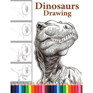 Dinosaurs Drawing: The Step-by-Step Way to Draw Dinosaurs,Discover the Art of Drawing Dinosaurs: A Beginner's Guide for All Ages. Paperback – November 6, 2023
