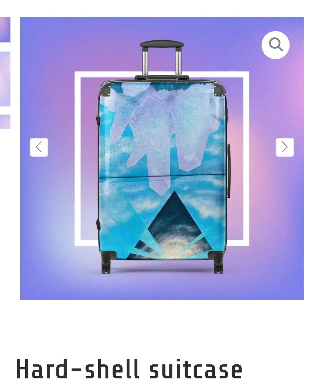 Hard shell suitcase