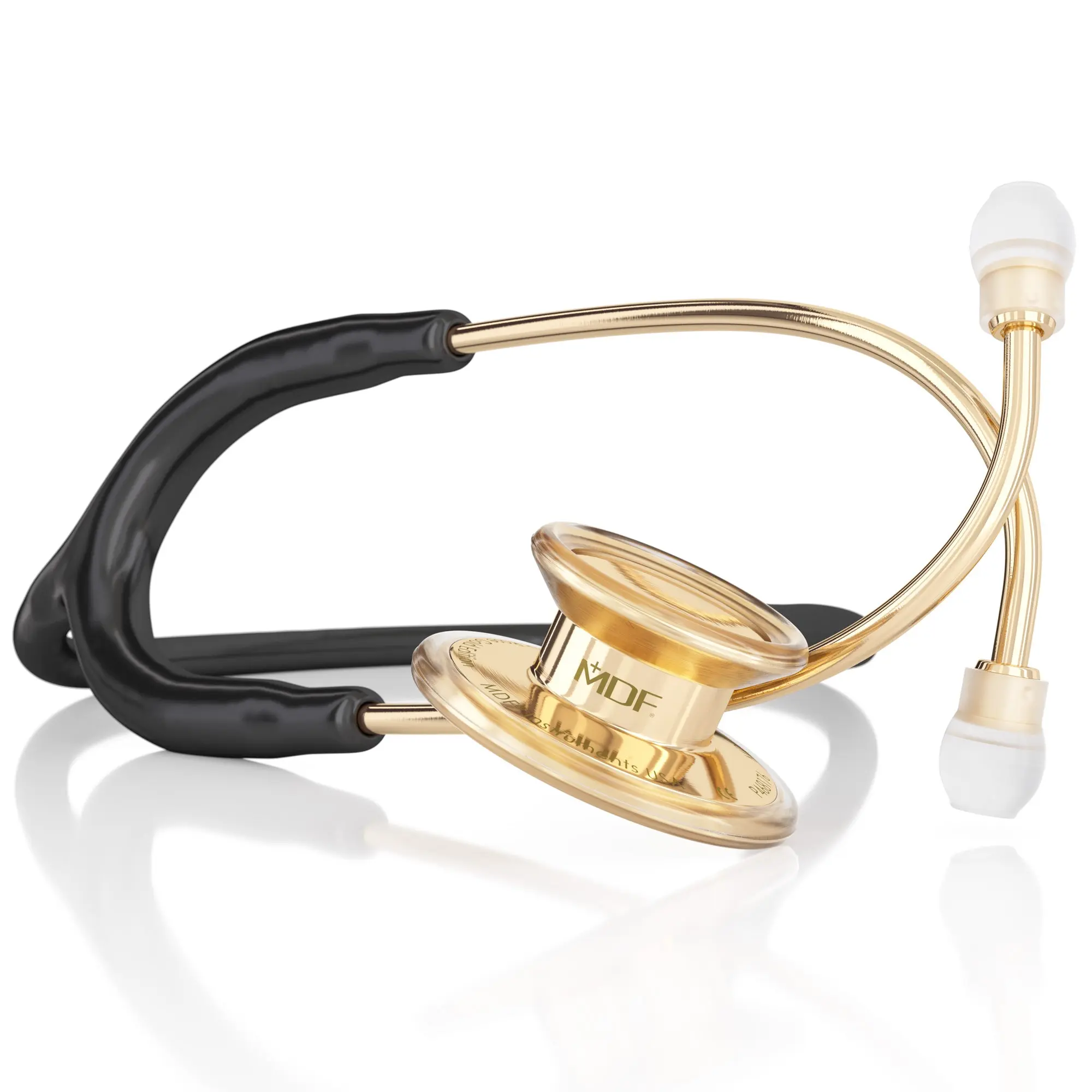 MD One® Adult Stethoscope - Black/Gold